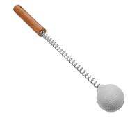 VILLCASE Masseur à Long Manche Tête Ronde Multifonction pour Massage Multiple des Points D'acupuncture, Poignée Confortable en Abs et Bois, Accessoire de Massage Corps Couleur Aléatoire