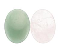 VILLCASE Masseur Outil de Massage Facial Anti-rides Gua Sha en Pierre Naturelle 2pcs pour Visage et Corps pour Soin Cosmétique Personnel