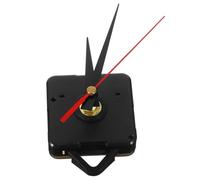 VILLCASE Mécanisme D'horloge Murale DIY Silencieux en Plastique Noir, Mouvement Précis et Robuste pour Réparation ou Création de Pendule sans Cadre