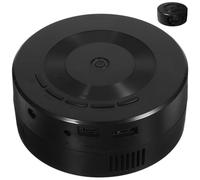 VILLCASE Mini Support Noir Vidéoprojecteur Portable Miroir Fonction Projecteur et 1080p, Compact en Abs et Verre Téléphone pour Garçon et Filles et Voyages