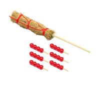 VILLCASE Miniature Sucrée Résine Décoration Micro Scène Miniature pour Maison de Poupée Ornement Printanier Chinois Accessoire Cadeau Invité