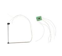 VILLCASE Miniature Traffic Signal Light LED pour Décor de Maquette Ferroviaire Modèle de Feu de Circulation Miniature pour Scène de Train et Accessoire de Table de Sable