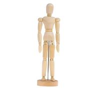 VILLCASE Modèle de Marionnette à Articulations Mobiles Fonction Articulée en Bois Beige pour Décoration Maison pour Dessin et Œuvre D'art