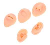 VILLCASE Modèle D'oreille en Silicone Réaliste pour Entraînement Piercing Support, Simulation Précise pour Perçage des Oreilles Nez, pour Usage en Institutions