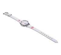 VILLCASE Montre Fille à Quartz Motif Chaton Adorable Bracelet Ajustable Confortable Blanc Montre-Bracelet Éducative pour Garçon et Filles Présent pour École et Sorties Couleur Aléatoire