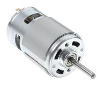 VILLCASE Moteur Dc avec Long Arbre et Roulements à Billes Moteur Électrique Haute Puissance pour Projets DIY Couple Élevé et Vitesse Maximale