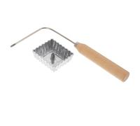 VILLCASE Moule à Snacks Frits Léger et Facile à Ranger en Alliage D'aluminium Manche en Bois Cuisine DIY et Préparation de Beignets Maison
