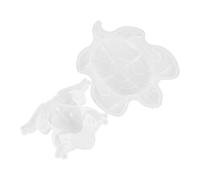VILLCASE Moule en Silicone Flexible 2 Pièces pour Bricolage Déco Animaux - Tortue et Grenouille 3D, Moule Artisanat Résine Époxy Réutilisable pour Décor Mural DIY