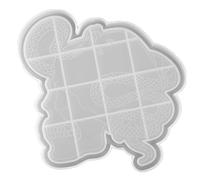 VILLCASE Moule en Silicone Transparent pour DIY Bijoux Forme de Serpent et Crâne, Plateau Flexible, Facile à Utiliser et Nettoyer, pour Créations Artisanales