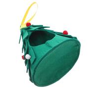 VILLCASE Nid Oiseau Feutre Chaud pour Perroquet et Petits Animaux Refuge pour Hérisson Chinchilla et Hamster Maison Suspendue Décorative pour Jardin et Intérieur