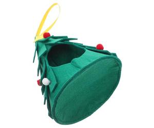 VILLCASE Nid Oiseau Feutre Chaud pour Perroquet et Petits Animaux Refuge pour Hérisson Chinchilla et Hamster Maison Suspendue Décorative pour Jardin et Intérieur