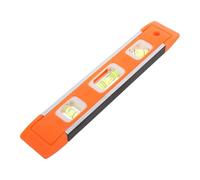 VILLCASE Niveau à Bulle Torpille en Alliage D’aluminium Léger, Mini Niveau Compact Fioles Haute Visibilité à 45°, 90° et 180°, Outil Multifonction pour Travaux de Rénovation et Menuiserie,