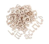 VILLCASE Notes de Musique Non Peintes Accessoires DIY pour Garçon Fille Décoration Graffiti et Fournitures Art pour Activités Créatives