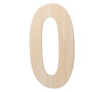 VILLCASE Numéros de Table Bois Brut Zéro pour Réception de Mariage Découpe Bois pour Loisirs Créatifs Ornement de Chiffre Vierge