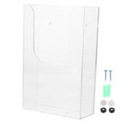 VILLCASE Organisateur de Documents Mural Plastique Transparent Porte Documents Pratique et Gain de Place pour Bureau Trieur Simple Rangement Administratif Polyvalent