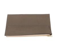 VILLCASE Organiseur de Voyage pour Carnets Pochette Zippée Étui de Rangement Olive Vert Standard Tissu Résistant Léger et Compartimenté pour Fournitures de Bureau et Accessoires de
