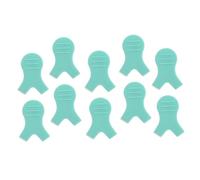 VILLCASE Outils De Maquillage Pour Greffe De Cils En Plastique 10 Pièces Taille Moyenne Forme En y Pour Rehaussement De Cils Femmes Usage Professionnel Et Domicile Vert