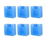 VILLCASE Pack de Glace Isotherme 6pcs pour Climatiseur Portable et Glacière de Camping, Blocs Réfrigérants Légers en Plastique pour Bureau et Loisirs en Plein Air