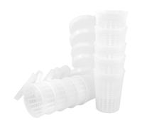 VILLCASE Panier à Pièges de Pêche 20 Pièces en Plastique Blanc