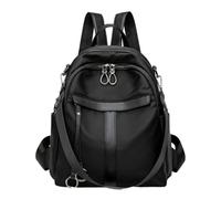 VILLCASE Paquet à Dos Antivol Paquet à Dos à Fermeture Éclair Mode en Tissu Oxford et Polyester Léger Grosse Capacité Noir pour Femmes Shopping et Excursions D'une Journée