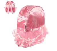 VILLCASE Paquet à Dos de Danse Classique pour Garçon et Filles Paquet d'École Rose Bandoulière Réglable Grand Compartiment en Nylon Résistant pour Ballet Entraînement et Voyages