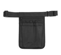 VILLCASE Paquet Banane Multifonctionnel pour Infirmière en Nylon Noir Grosse Capacité et Organisation Rationnelle, pour Rangement à Domicile