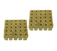 VILLCASE Pastilles de Démarrage Hydroponiques 50 Pièces 25X25X40 MM Substrat Compressé Naturel pour Plants de Fleurs et Cultures Hors-Sol en Serrage et Jardin