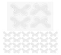 VILLCASE Patchs Oreille en Silicone Ultrafins pour Correction Oreille de Papillon, Flexibilité Élastique et Confort, 40 Paires pour Usage Quotidien Sport