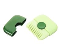 VILLCASE Peigne Tondeuse à Frange Coupe-pointes Fourchues Outil Manuel Compact Plastique Vert Avocat pour Femmes Filles Usage Domestique Voyage