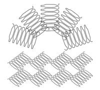 VILLCASE Peignes Fixateurs de Coiffure en Fil Métallique Forme en U Lot de 40 Pièces Accessoires Invisibles pour Chignons et Coiffage Précis Outil Compact pour Usage Quotidien et