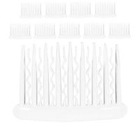 VILLCASE Peignes Latéraux en Plastique Léger 17 Dents 8x5cm, Lot de 10 pour Fixation Voile de Mariée et Coiffure Femme, Maintien Sécurisé et Design Vintage