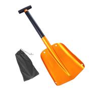 VILLCASE Pelle à Neige Amovible en Aluminium pour Voiture, Pelle Pliante De Camping pour Extérieur, Outil De Déneigement Léger Et Compact, Utilisation Hivernale en Plein Air, Rangement Facile