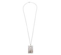 VILLCASE Pendentif Soleil Tarot en Acier Inoxydable Plaqué Or Véritable Collier Chaîne de Pull pour Homme Bijou Religieux Élégant et Résistant Accessoire Mode pour Présent de Noël