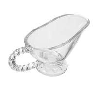 VILLCASE Pichet à Crème en Verre de 130ml Design Compact et Élégant, Confortable pour Boire, Multifonctionnel pour Usage Domestique et Boissons