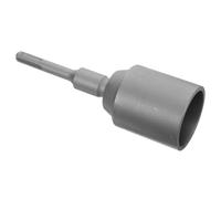 VILLCASE Pilote de Tige de Terre Robuste Acier Forgé Convertisseur pour Perforateur à Percussion Outil Enfonce-pieux de Clôture Métallique avec Embout à Tige Ronde Adapté pour Installation