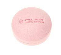 VILLCASE Pilulier Portable Rose en Matière Pratique, Compact et Étanche, Boîte à Pilules 1 Compartiment pour Stockage Sécurisé de Remède, Vitamines et Compléments, Voyage et Quotidien