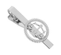 VILLCASE Pince à Cravate Design Élégant et Minimaliste Motif Balance Justice en Acier Inoxydable Argentée pour Hommes pour Occasions Formelles et Banquets