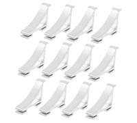 VILLCASE Pince De Congélateur 12pcs Crochets En Métal Pour Réfrigérateur Et Glacière Support D'étagère Réfrigérateur Crochets De Fixation Robustes Accessoires Pour Congélateurs