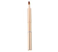 VILLCASE Pinceau à Lèvres Rétractable Double Tête Doré Applicateur à Gloss Portable Baguette Maquillage Polyvalente pour Rouge à Lèvres et Correcteur Outil Beauté Voyage Compact