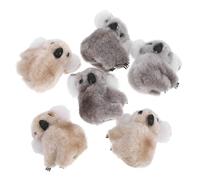 VILLCASE Pinces à Cheveux Koala Peluche Lot de 6 Décoratives 2.17X1.89X1.18 Pouces Accessoires pour Cheveux Fins Usage Quotidien et Cosplay