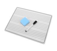 VILLCASE Planche Écrite Effaçable à Sec pour Musique Tableau à Tenir Main pour Étudiants et Enseignants Accessoires de Classe avec Effaceur et Marqueur