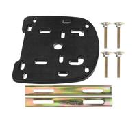 VILLCASE Plaque adaptatrice pour Porte-Bagages Moto en PP, Montage sécurisé et Stable, Installation DIY, 1 Set avec Accessoires de vis, Compatible avec coffres arrière