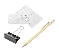 VILLCASE Plaque de Récupération 24 Mots en Acier Inoxydable, Portefeuille Matériel Crypto Sécurisé Ignifuge, Dispositif de Stockage Froid pour Rappel de Mot de Passe, Sauvegarde Fiable