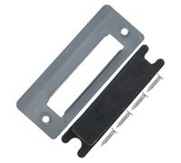 VILLCASE Plaque de Verrouillage de Porte Acier Inoxydable Renforcée Prolongateur Compatible Accessoire de Sécurité pour Maison et Bureau Lot
