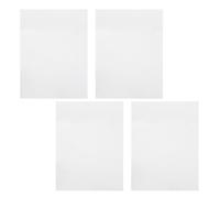 VILLCASE Plaques Alu Sublimation Blanches 4 Pièces en Aluminium Haute Brillance Compatibles Universellement pour Transfert Thermique Signalétique Bureau et Extérieur