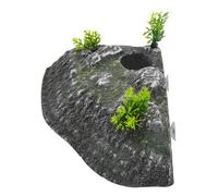 VILLCASE Plateforme Tortue Aquarium Décor Réaliste avec Rampe Escalade Île Flottante et Cachette Multifonction pour Habitat Reptiles et Amphibiens