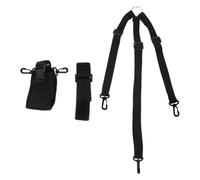 VILLCASE Pochette de Protection Extérieure en Nylon avec Brassard Ajustable et Bandoulière, Support pour Équipement de Pompier, Ceinture Porte- Polyvalente pour Randonnée et Sécurité