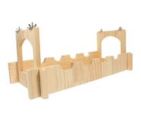 VILLCASE Pont en Bois pour Petits Animaux de Compagnie, Pont Suspendu Léger pour Chinchilla et Cochon d'Inde, Pratique pour Grimper et Marcher, Design Unique et Créatif