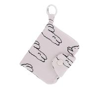 VILLCASE Porte Cartes et Mignon pour Femme Porte Clés Multi Couches avec Rangement Pratique pour Cartes de Crédit et Écouteurs Accessoire Compact et pour et Usage