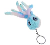 VILLCASE Porte-Clés Pieuvre en Peluche Colorée Pendentif Doux et Léger pour Paquet à Main ou Clés de Voiture Breloque Décorative Unique pour Accessoires de Mode Présent 1 Pièce